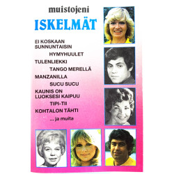 Johnny, Four Cats, Timo Jämsen ym.: Muistojeni Iskelmät kansipaperi EX , musiikkikasetin kunto EX käytetty kasetti