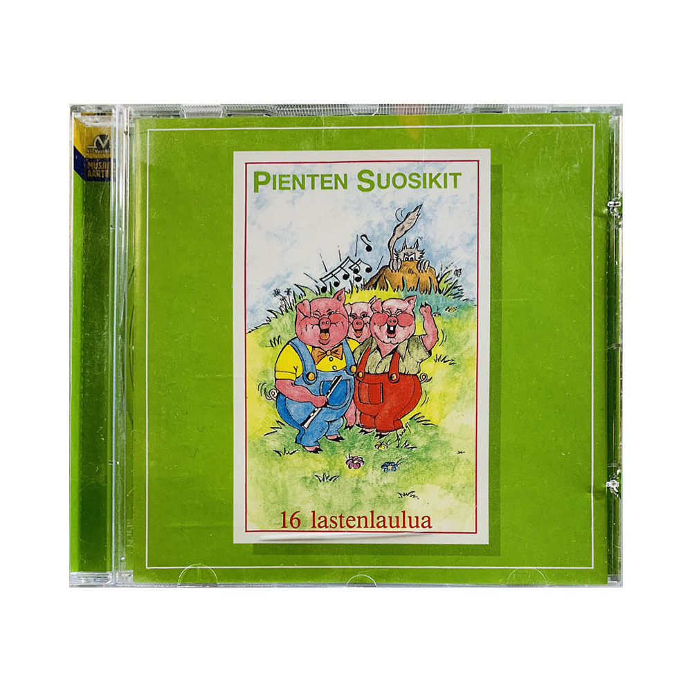 Rölli-Peikko, Lilli ja Elisa ym. CD Pienten suosikit 16 lastenlaulua  kansi EX levy EX Käytetty CD