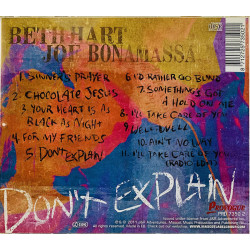 Beth Hart, Joe Bonamassa 2011 PRD 7350 2 Don't Explain CD Begagnat