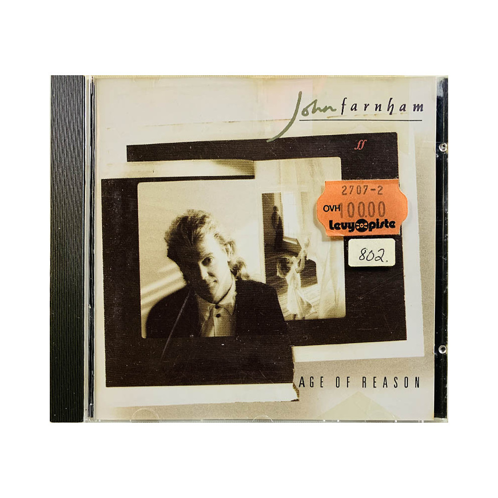 Farnham John CD Age Of Reason  kansi EX levy EX Käytetty CD