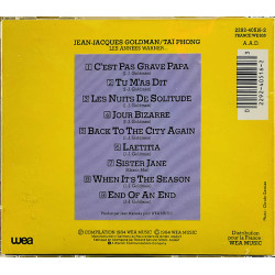 Goldman Jean-Jacques / Taï Phong CD Les Années Warner  kansi EX levy EX Käytetty CD