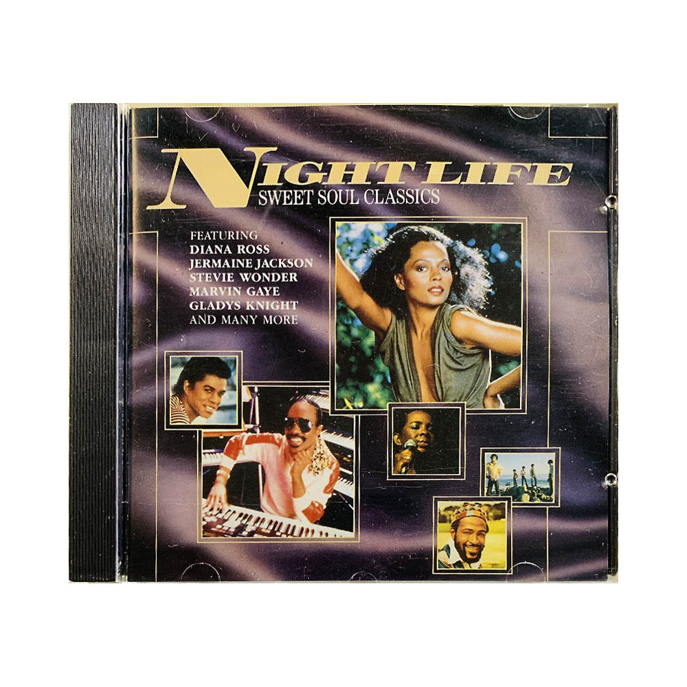 Temptations, Marvin Gaye, O’Jays ym. CD Nightlife - Sweet Soul Classics  kansi EX levy EX Käytetty CD