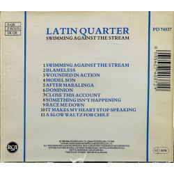 Latin Quarter CD Swimming against the stream  kansi EX levy EX Käytetty CD