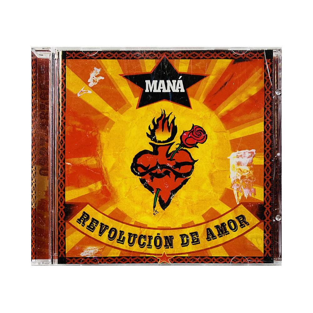 Maná CD Revolución De Amor  kansi EX levy EX Käytetty CD