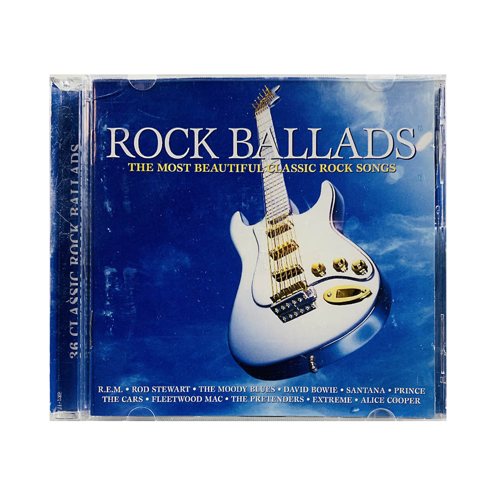 Alice Cooper, Black sabbath, R.E.M. ym. CD Rock Ballads 2CD  kansi EX- levy EX- Käytetty CD