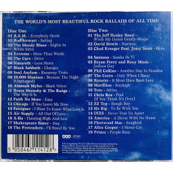 Alice Cooper, Black sabbath, R.E.M. ym. CD Rock Ballads 2CD  kansi EX- levy EX- Käytetty CD