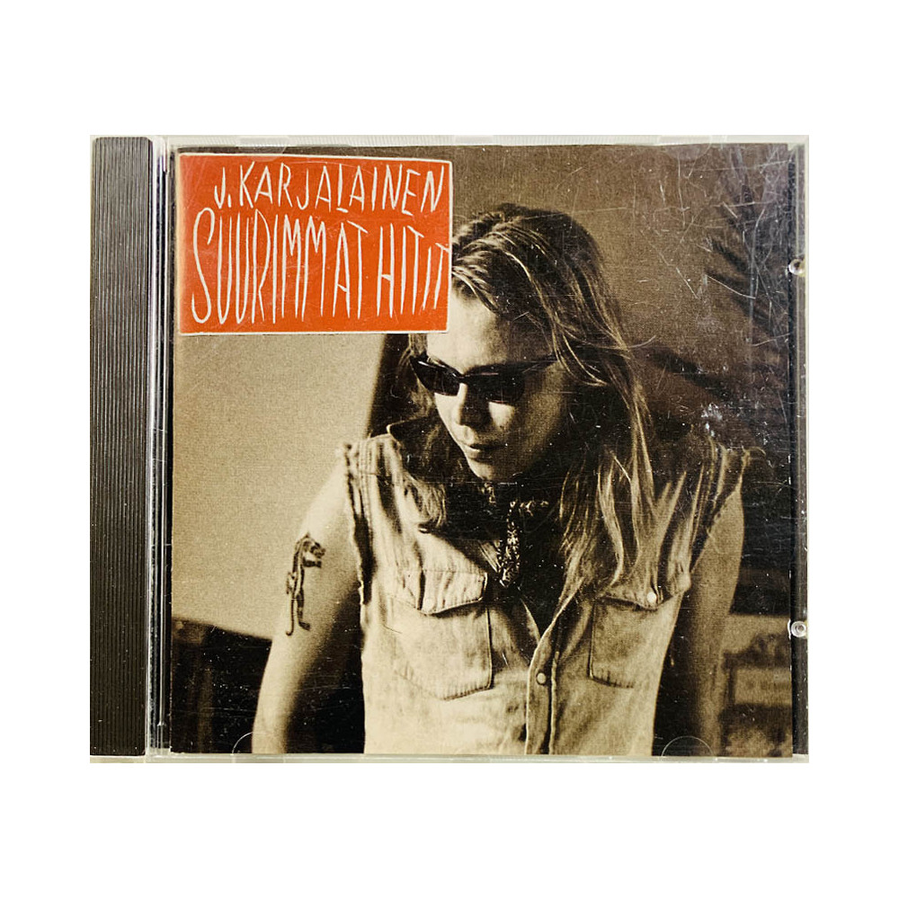 Karjalainen J. CD Suurimmat Hitit  kansi EX levy VG+ Käytetty CD