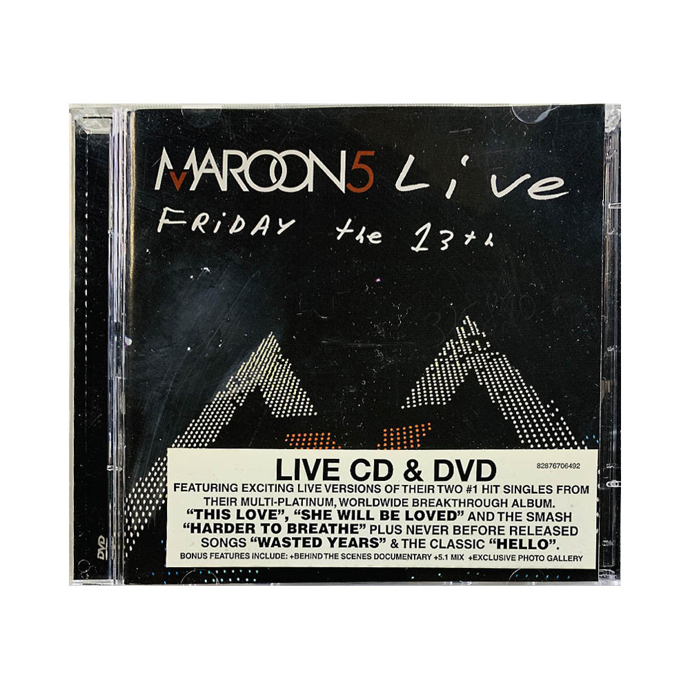 Maroon 5 2005 82876706492 Live - Friday The 13th DVD + CD CD Begagnat