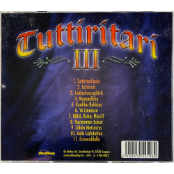 Tuttiritari CD Tuttiritari III  kansi EX levy EX Käytetty CD