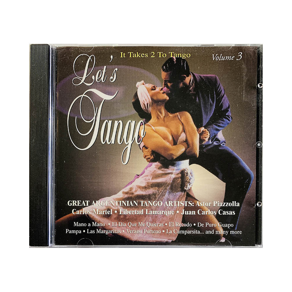 Orquesta Cuerdas Latinas, Piazzolla ym. CD Let’s Tango volume 3  kansi EX levy EX Käytetty CD