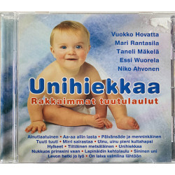 Essi Wuorela, Mari Rantasila, Vuokko Hovatta ym. CD Unihiekkaa - Rakkaimmat tuutulaulut  kansi EX levy EX Käytetty CD