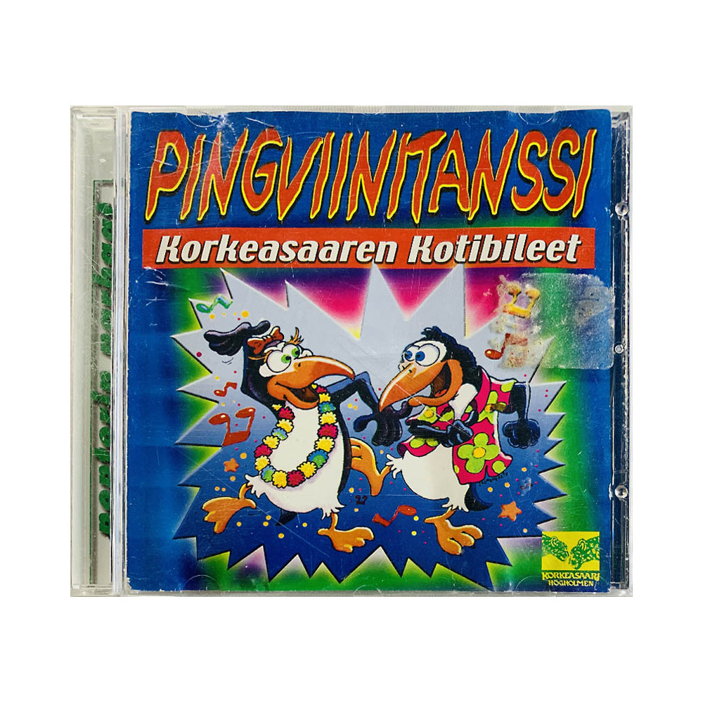 Kirka, Fröbelin Palikat, Kassu Halonen ym. CD Pingviinitanssi : Korkeasaaren kotibileet  kansi VG- levy EX- Käytetty CD