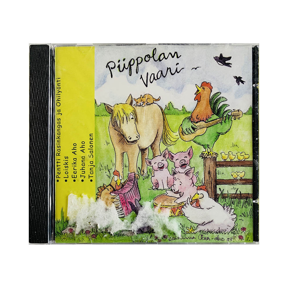 Pentti Rasinkangas ja Ohilyönti ym. CD Piippolan Vaari  kansi EX levy EX Käytetty CD