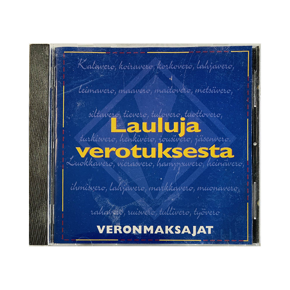 Veronmaksajat CD Lauluja verotuksesta  kansi EX levy EX Käytetty CD