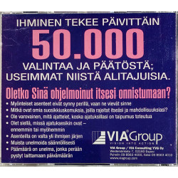 Tero J. Kauppinen CD Onnistumisen psykologia  kansi EX levy EX Käytetty CD