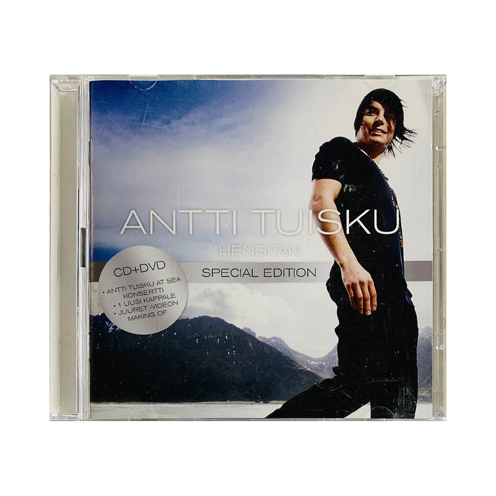 Tuisku Antti CD Hengitän DVD + CD  kansi EX levy EX Käytetty CD