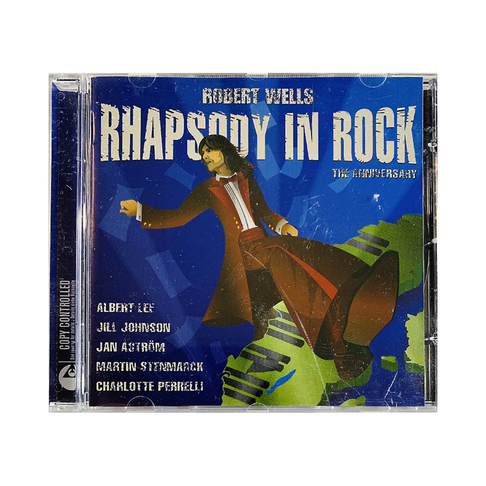 Wells Robert CD Rhapsody in Rock - The Anniversary  kansi EX levy EX Käytetty CD