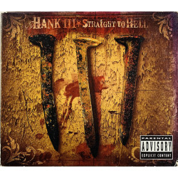 Hank III CD Straight To Hell 2CD  kansi VG+ levy EX Käytetty CD
