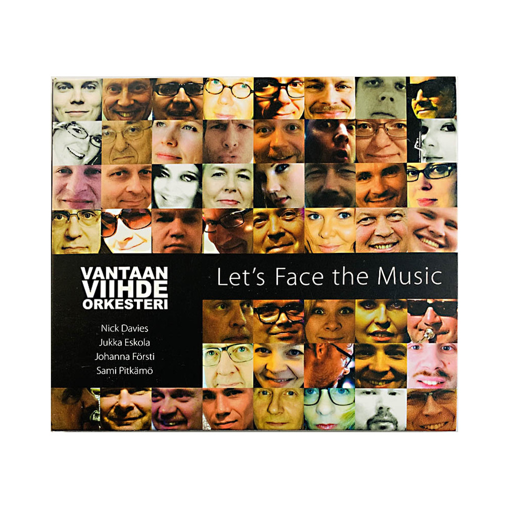 Vantaan Viihdeorkesteri CD Let's Face The Music  kansi EX levy VG+ Käytetty CD
