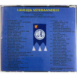 Tampereen Sotaveteraanien Sekakuoro CD Lauluja Veteraaneille  kansi EX levy EX Käytetty CD