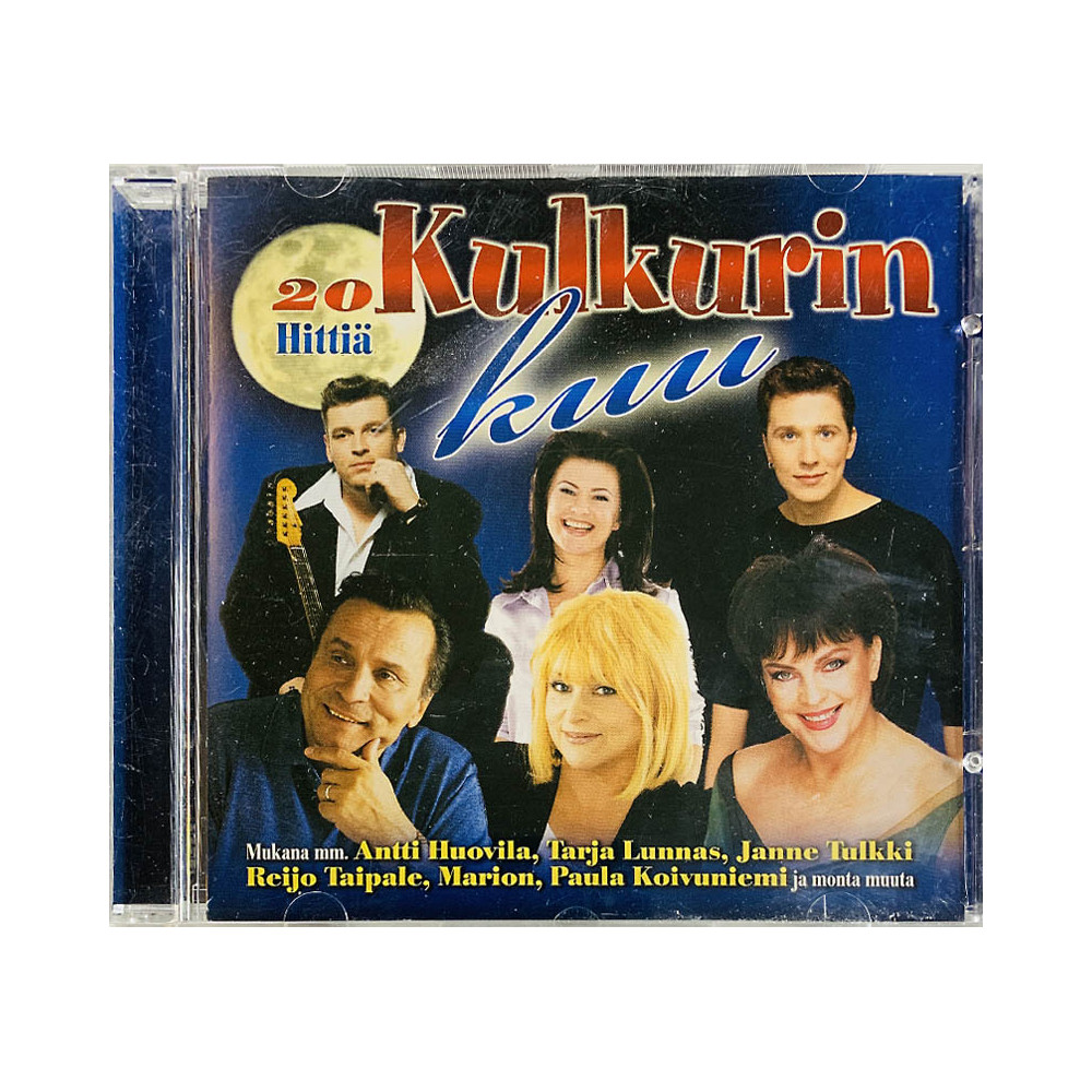 Tarja Lunnas, Charlies, Topi Sorsakoski ym. CD Kulkurin kuu, 20 hittiä  kansi EX levy EX Käytetty CD