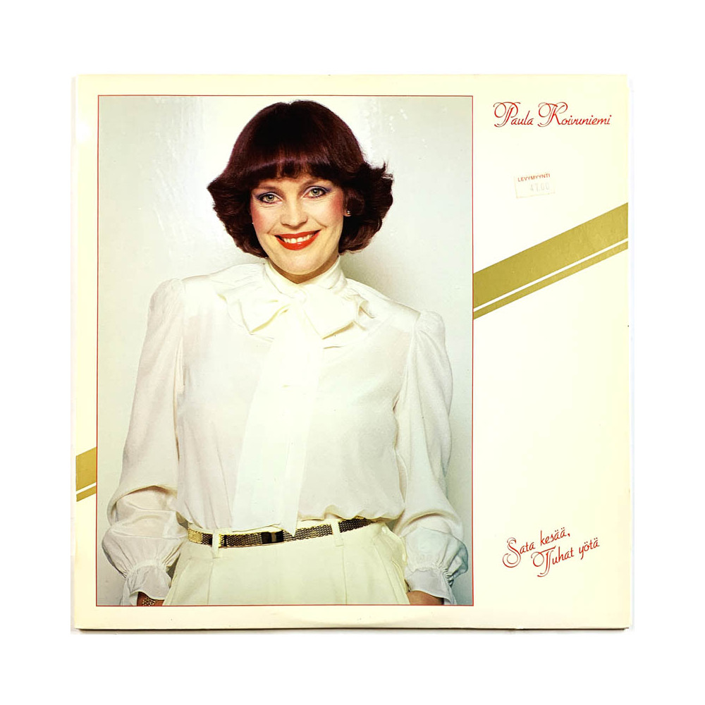 Koivuniemi Paula LP Sata kesää, Tuhat yötä  kansi EX levy EX Käytetty LP