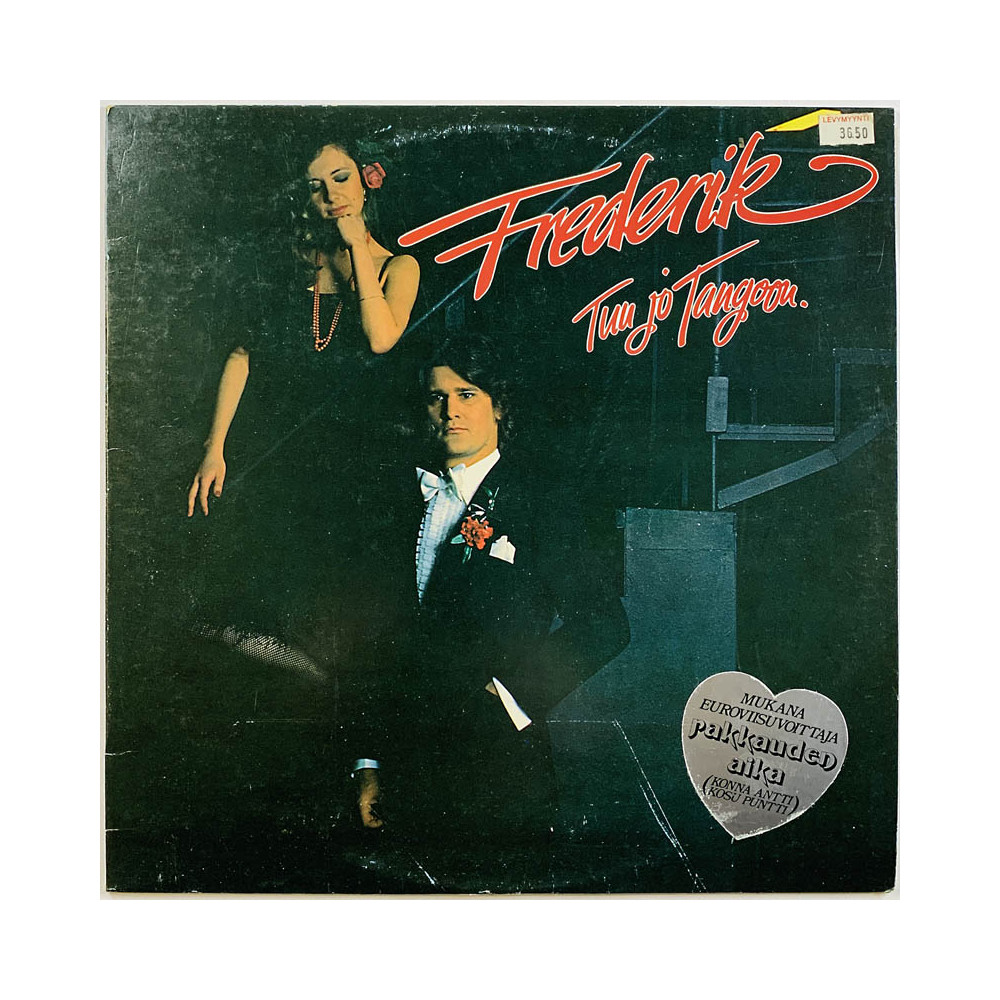 Frederik LP Tuu jo tangoon  kansi EX- levy EX Käytetty LP