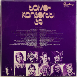 Karma, Pasi Kaunisto, Fredi ym. LP Toivekonsertti 59  kansi EX- levy EX Käytetty LP