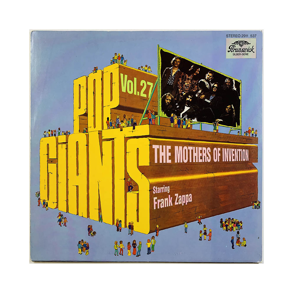 Mothers of Invention LP Pop Giants Vol. 27  kansi VG+ levy EX Käytetty LP