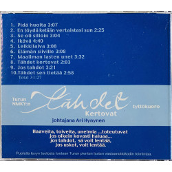 Tähdet Kertovat tyttökuoro Käytetty CD solistina Pave Maijanen, kitarassa Ilpo Mustojärvi  kansi EX levy EX- Käytetty CD