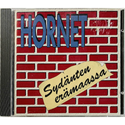 Hornet Käytetty CD Sydänten erämaassa  kansi EX levy EX Käytetty CD