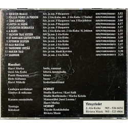 Hornet Käytetty CD Sydänten erämaassa  kansi EX levy EX Käytetty CD
