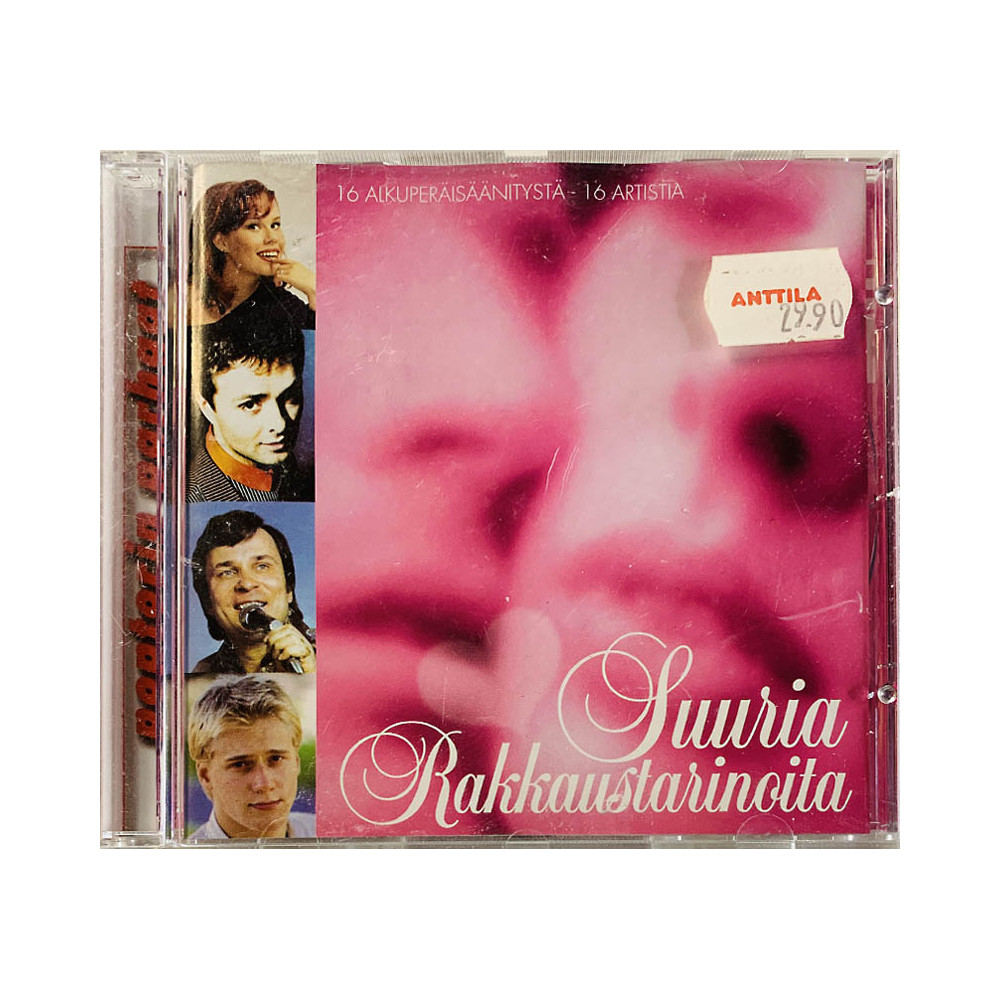Mika Pohjonen, Jaska Mäkynen, CatCat ym. Käytetty CD Suuria Rakkaustarinoita  kansi EX levy EX Käytetty CD