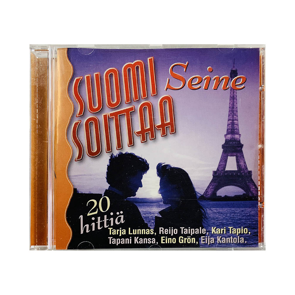 Rainer Friman, Kari Tapio, Eija Kantola ym. Käytetty CD Suomi soittaa Seine 20 hittiä  kansi EX levy EX Käytetty CD