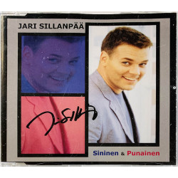 Sillanpää Jari Käytetty CD Sininen ja punainen cd-single  kansi EX levy EX Käytetty CD