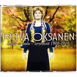 Oksanen Aulikki Käytetty CD Laula se laulu - levytyksiä 1970-2010 3CD  kansi EX levy EX Käytetty CD