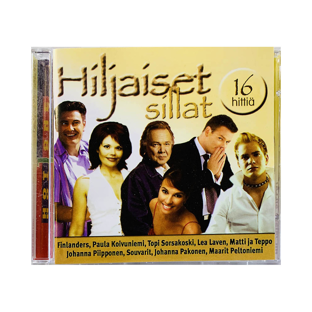 Souvarit, Topi Sorsakoski, Kari Tapio ym. Käytetty CD Hiljaiset sillat, 16 hittiä  kansi EX levy EX Käytetty CD