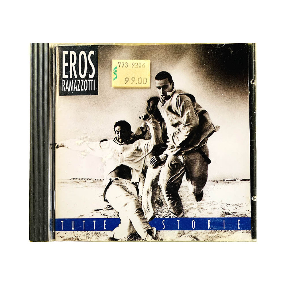 Ramazzotto Eros Käytetty CD Tutte stotie  kansi EX levy EX Käytetty CD