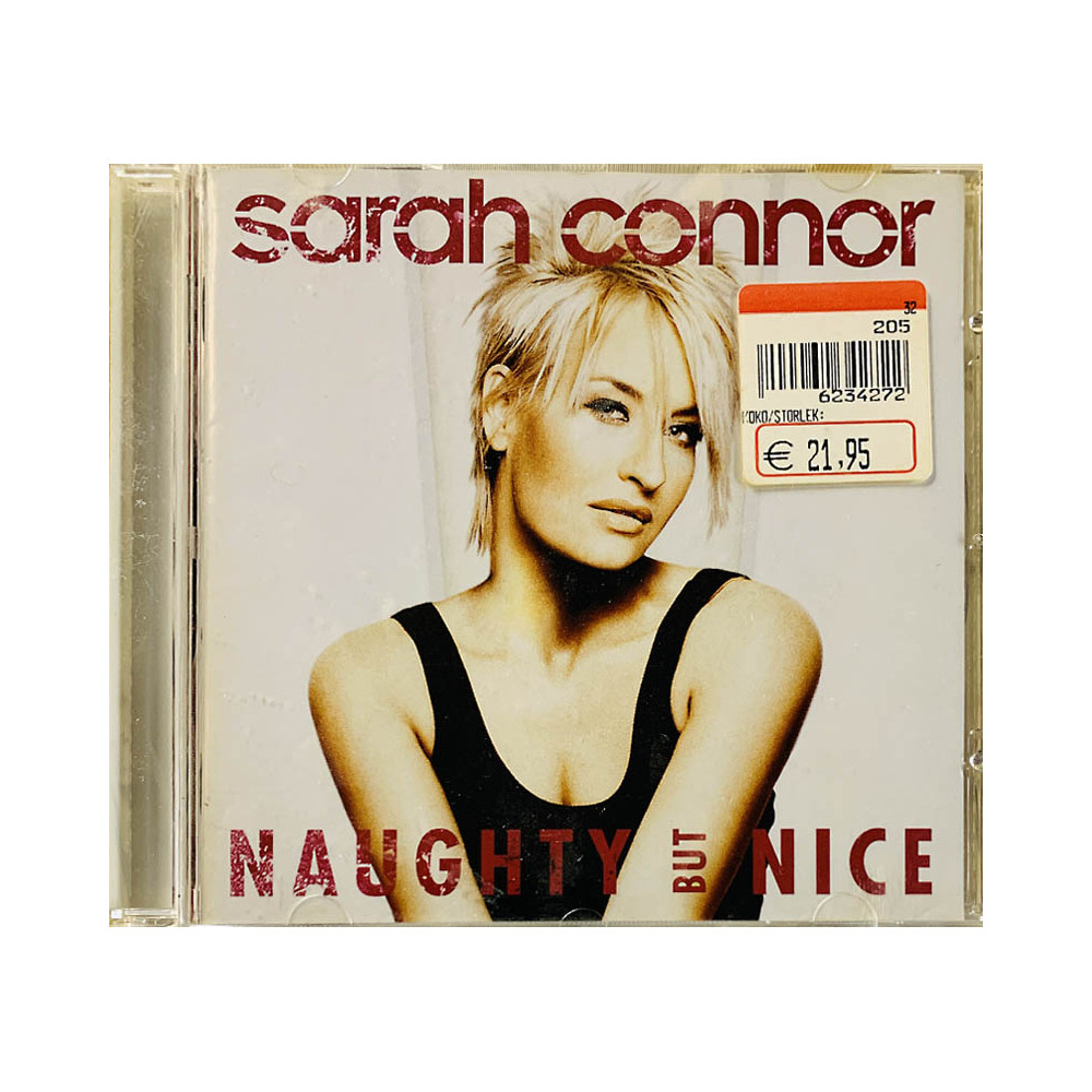 Connor Sarah Käytetty CD Naughty but nice  kansi EX levy EX Käytetty CD