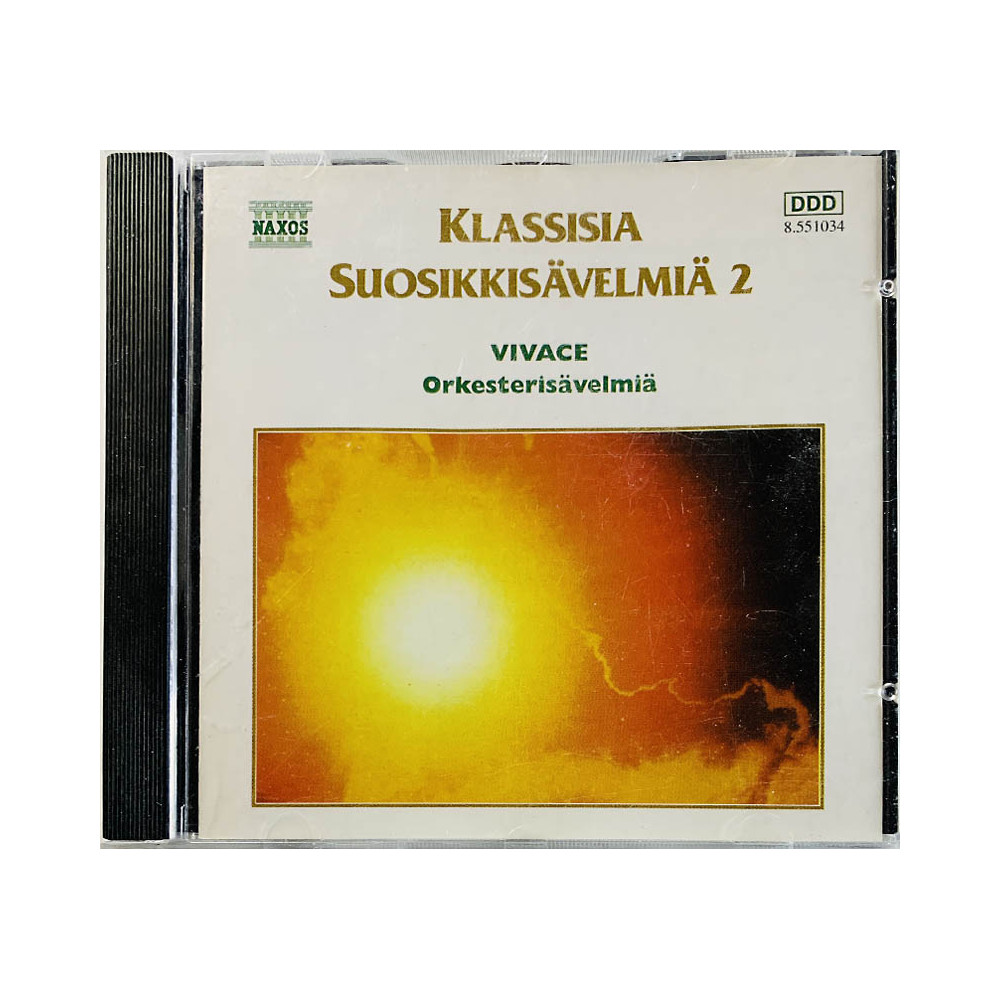 Ukrainan Kansallinen Sinfoniaorkesteri ym. Käytetty CD Klassisia Suosikkisävelmiä 2  kansi EX levy EX Käytetty CD