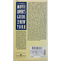 Movie Lover's Guide to New York 1988 0060960809 Ultimate Guide to Movie New York Käytetty kirja