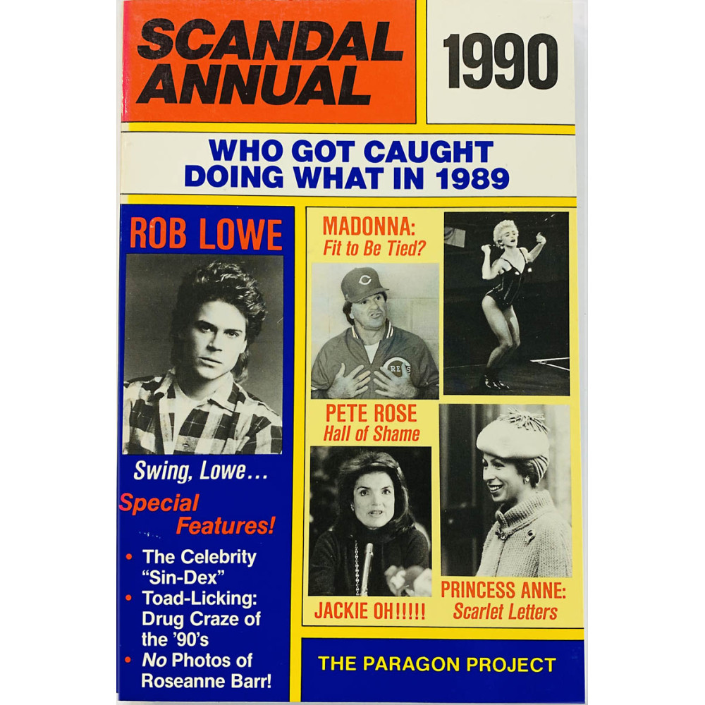 Scandal Annual 1990 1990  Who got caught doing what in 1989 Käytetty kirja