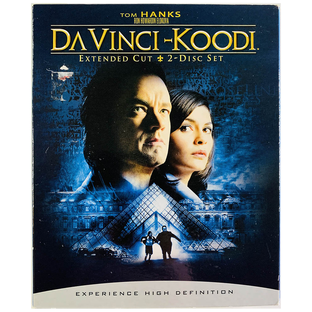 Blu-ray Disc - Elokuva blu.ray Da Vinci-koodi 2-disc  kansi EX levy EX BLU-RAY DISC