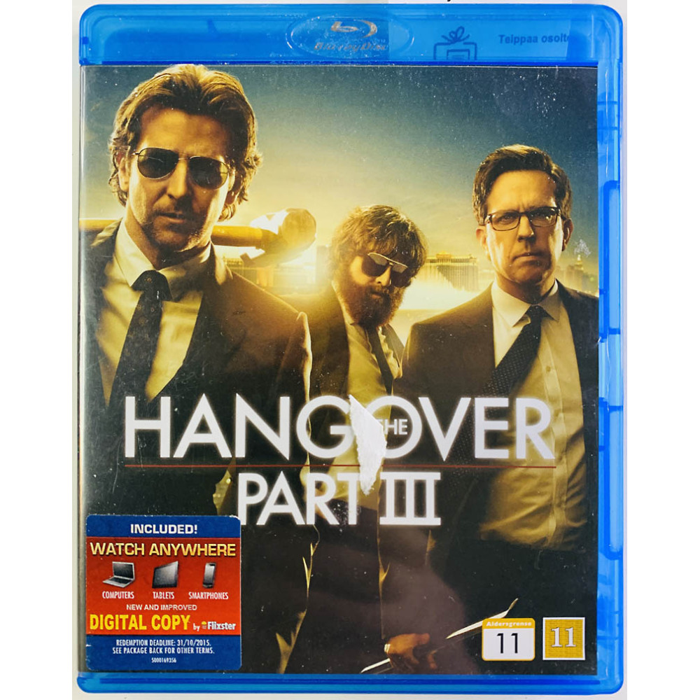 Blu-ray Disc - Elokuva 2013  Hangover part III BLU-RAY DISC