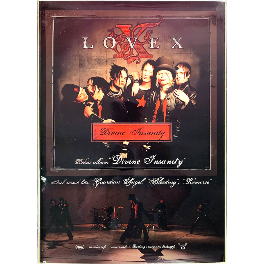 Lovex, Divine, Begagnat Poster, år 2006 bredd 42cm  höjd 60 cm Promojuliste 42cm x 60cm skick EX