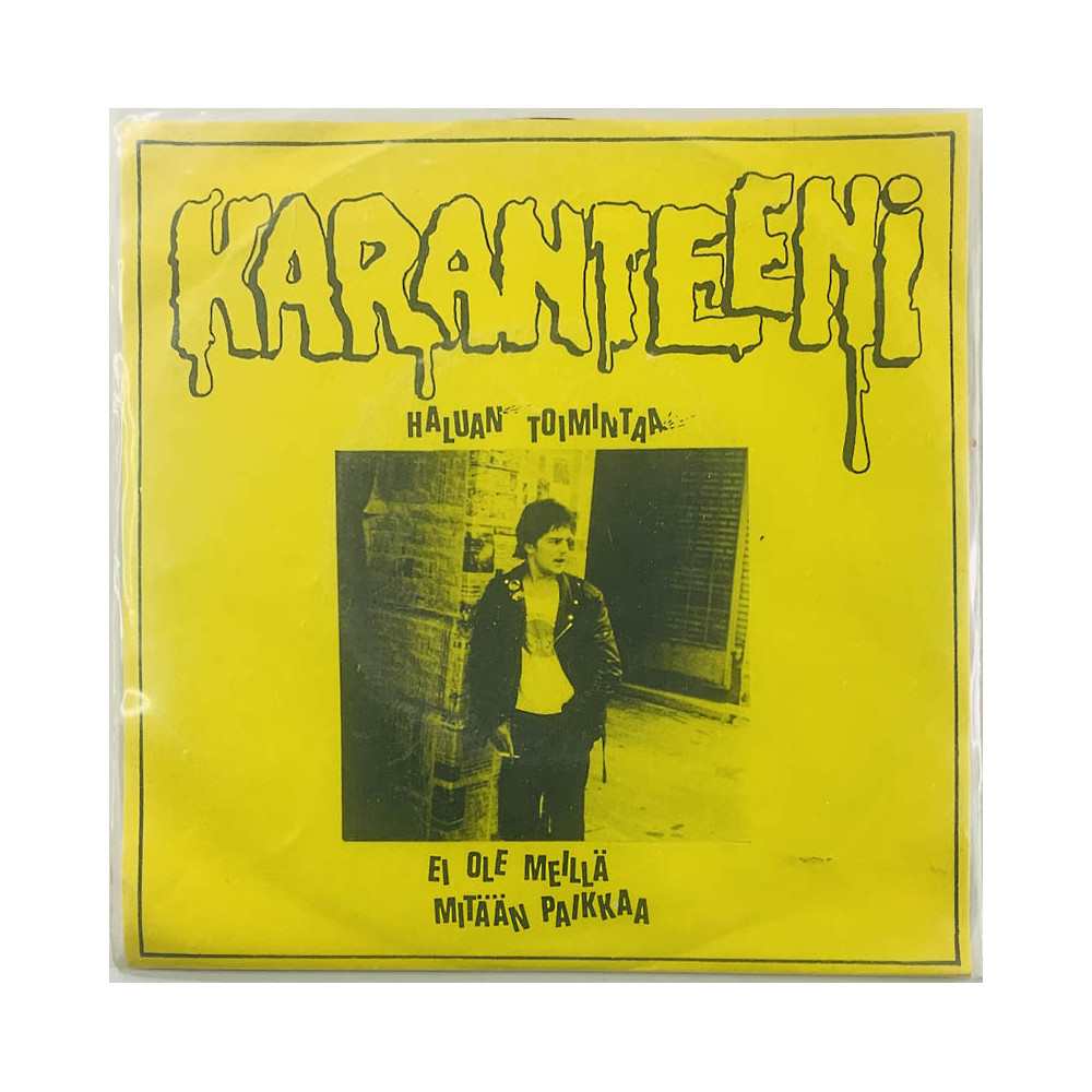 Karanteeni 1979 PIS 036 Haluan toimintaa / Ei ole meillä mitään paikkaa begagnad singelskiva