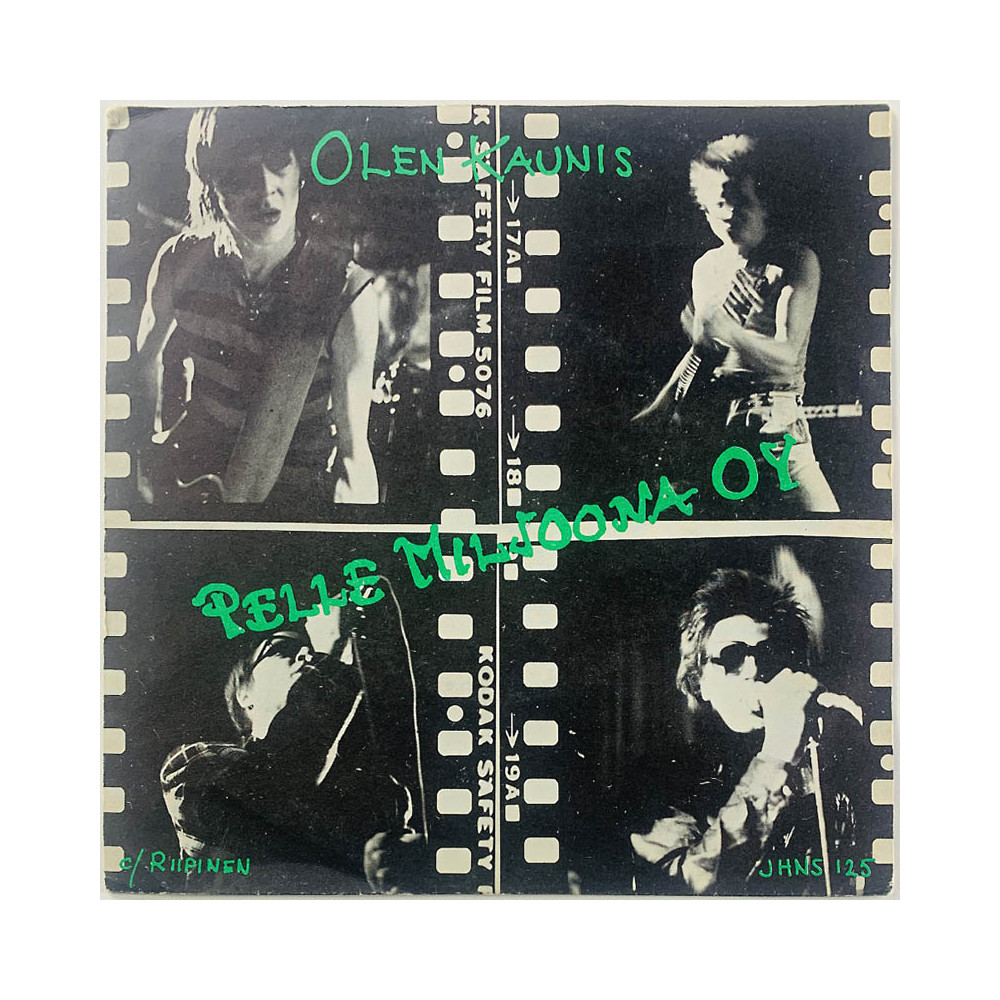 Pelle Miljoona Oy single 7” Olen kaunis / Älä åiti itke  kansi VG+ levy EX vinyylisingle PS