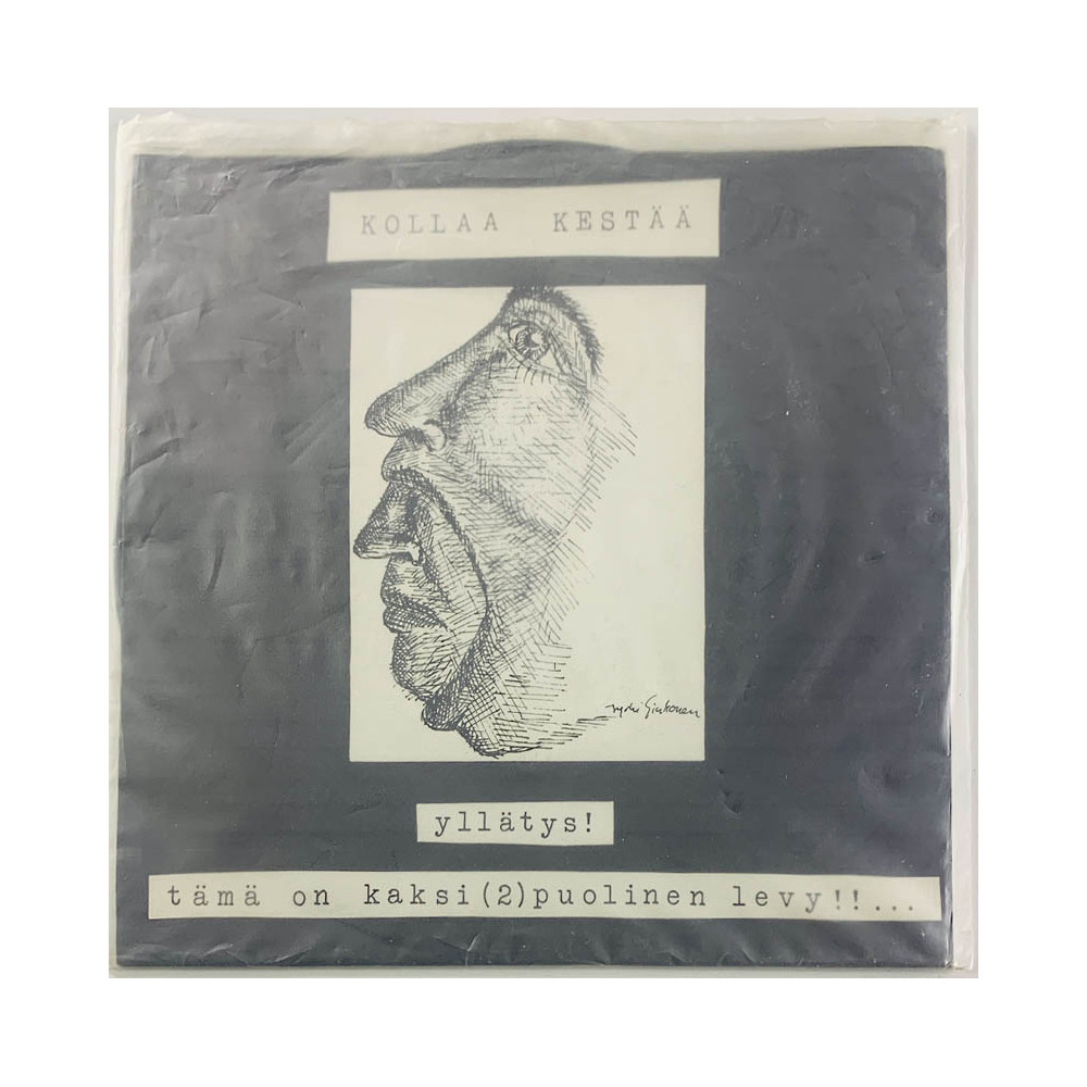 Kollaa Kestää single 7” Musti, sotakoira / Tähtien rauha  kansi VG+ levy EX vinyylisingle PS