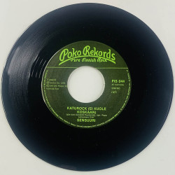 Sensuuri single 7” Kaupunki nukkuu / Katurock (ei kuole koskaan(  kansi EX- levy EX vinyylisingle PS
