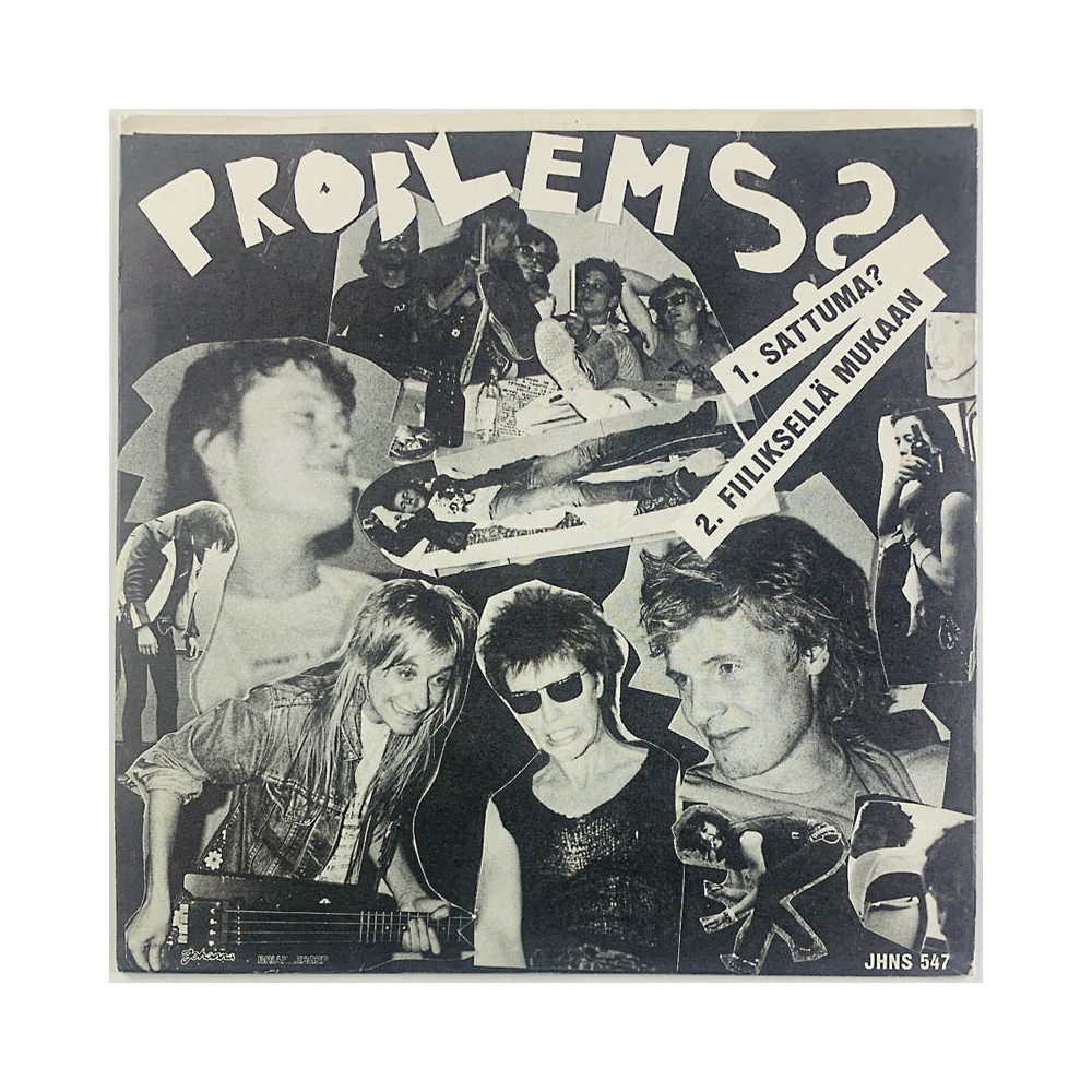 Problems? single 7” Sattuma? / Fiiliksellä mukaan  kansi EX levy EX vinyylisingle PS